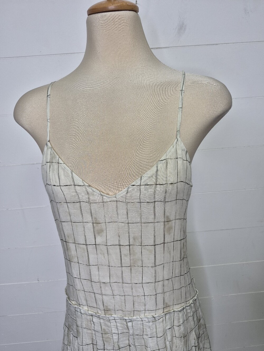 Massimo Dutti Drop Waist Midi Dress Size 2 - Picture 4 of 16